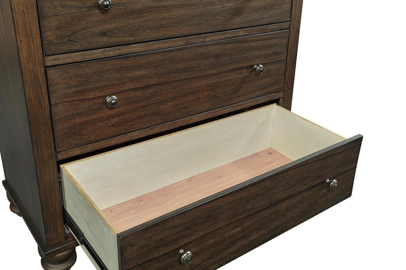 Aspenhome Hudson Valley 6 Drawer Chest in Chestnut - Furniture City (CA)l