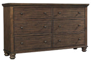 Aspenhome Hudson Valley 6 Drawer Dresser in Chestnut - Furniture City (CA)l