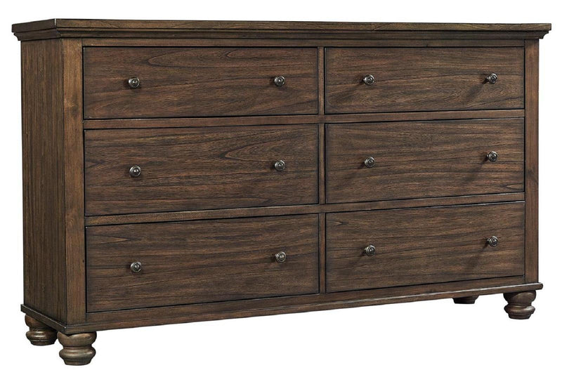 Aspenhome Hudson Valley 6 Drawer Dresser in Chestnut - Furniture City (CA)l