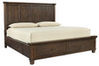 Aspenhome Hudson Valley California King Panel Side Storage Bed in Chestnut image