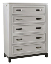 Aspenhome Hyde Park 5 Drawer Chest in Light Gray - Furniture City (CA)l