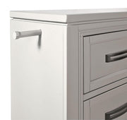 Aspenhome Hyde Park 5 Drawer Chest in Light Gray - Furniture City (CA)l