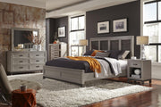 Aspenhome Hyde Park 1 Drawer Nightstand in Light Gray - Furniture City (CA)l