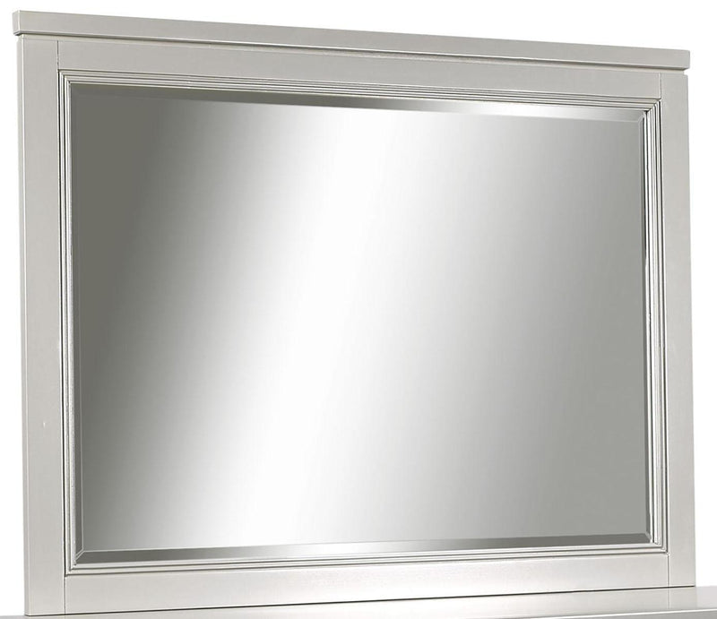 Aspenhome Hyde Park Landscape Mirror in Light Gray - Furniture City (CA)l