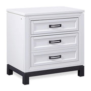 Aspenhome Hyde Park Liv360 2 Drawer Nightstand in White - Furniture City (CA)l