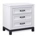 Aspenhome Hyde Park Liv360 2 Drawer Nightstand in White image