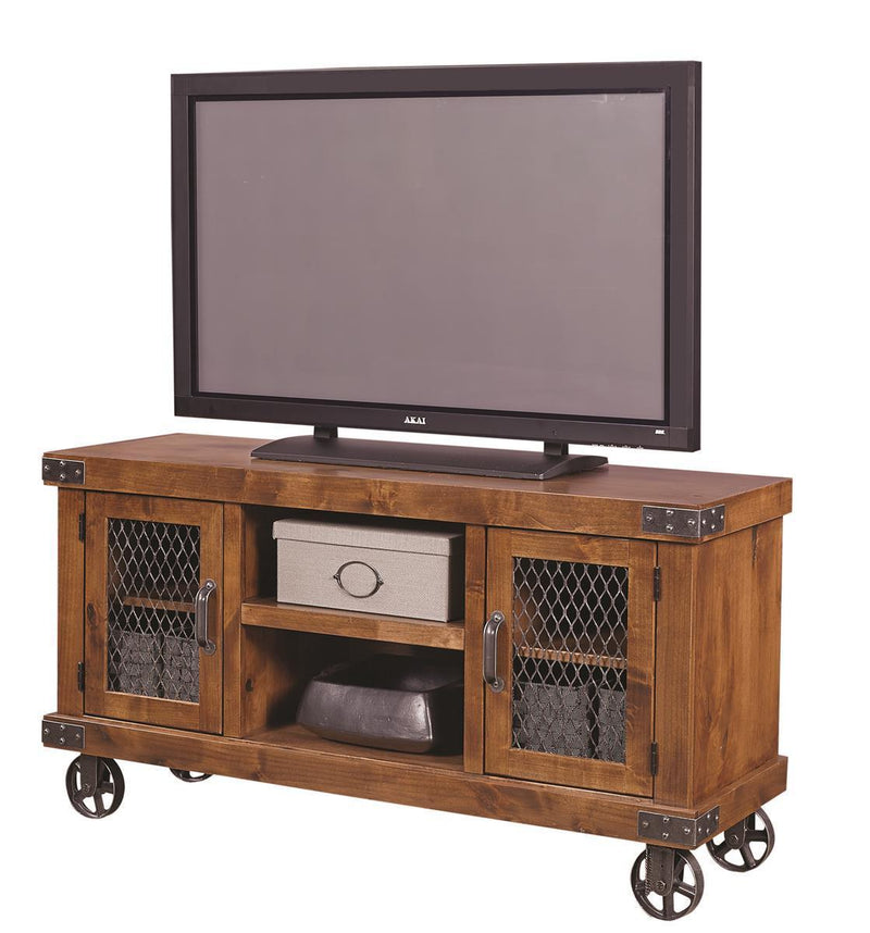 Aspenhome Industrial 55" Console in Fruitwood - Furniture City (CA)l