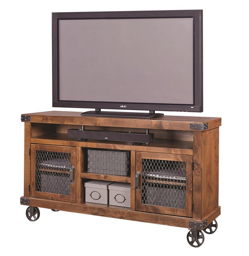 Aspenhome Industrial 65" Console in Fruitwood DN1055-FRT - Furniture City (CA)l