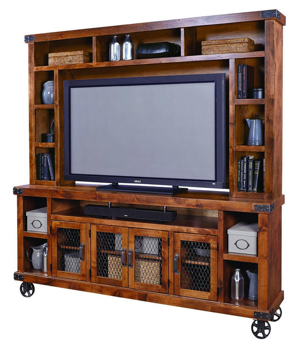 Aspenhome Industrial 84" Console in Fruitwood