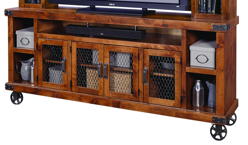 Aspenhome Industrial 84" Console in Fruitwood - Furniture City (CA)l