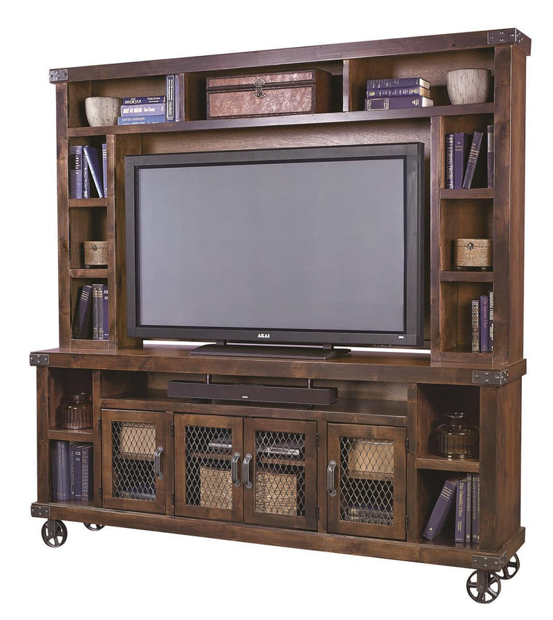 Aspenhome Industrial 84" Console in Tobacco - Furniture City (CA)l