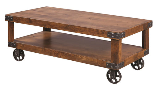 Aspenhome Industrial Cocktail Table in Fruitwood image