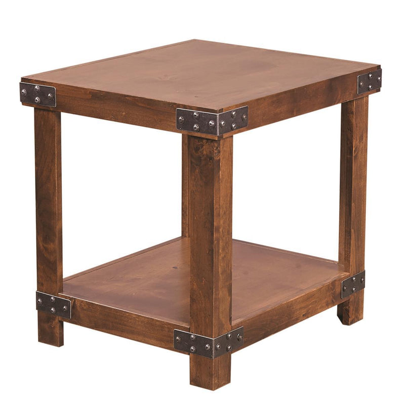 Aspenhome Industrial End Table in Fruitwood - Furniture City (CA)l