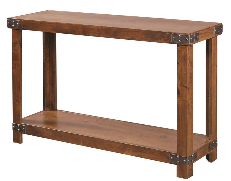 Aspenhome Industrial Sofa Table in Fruitwood - Furniture City (CA)l