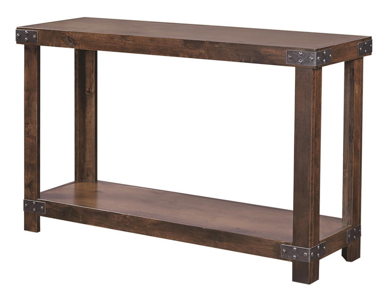 Aspenhome Industrial Sofa Table in Tobacco - Furniture City (CA)l