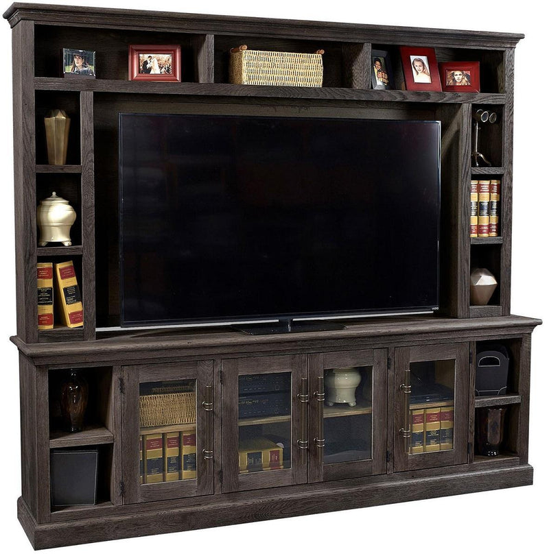 Aspenhome Manchester 97"Console and Hutch in Barnhouse Brown - Furniture City (CA)l