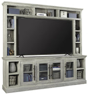 Aspenhome Manchester 97"Console and Hutch in Heather Gray - Furniture City (CA)l