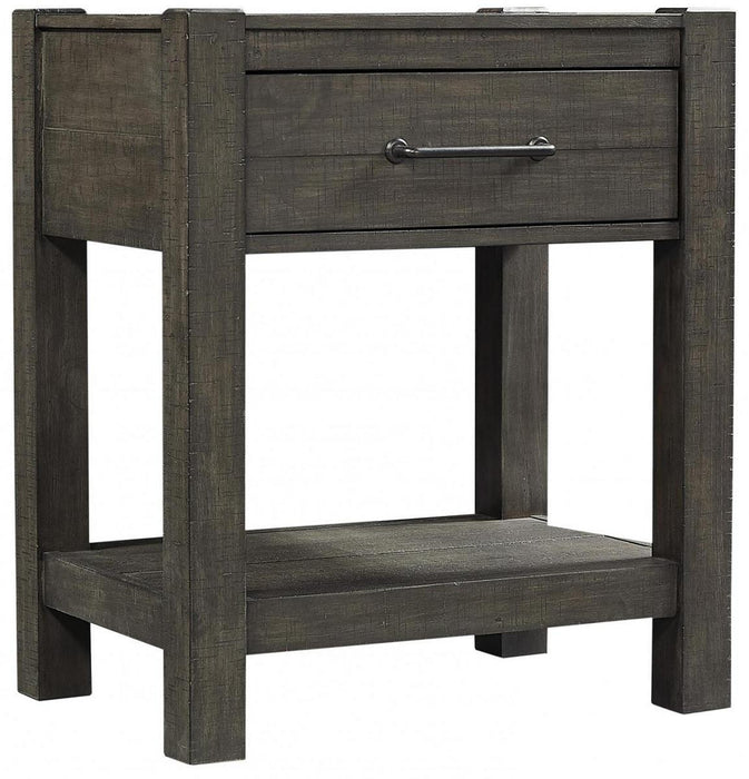 Aspenhome Mill Creek 1 Drawer Nightstand in Carob