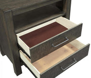 Aspenhome Mill Creek 2 Drawer Nightstand in Carob - Furniture City (CA)l