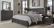 Aspenhome Mill Creek California King Storage Bed in Carob - Furniture City (CA)l