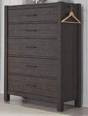 Aspenhome Mill Creek 5 Drawer Chest in Carob - Furniture City (CA)l