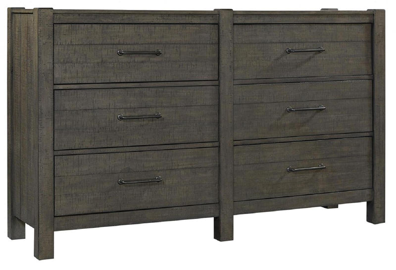 Aspenhome Mill Creek 6 Drawer Dresser in Carob - Furniture City (CA)l