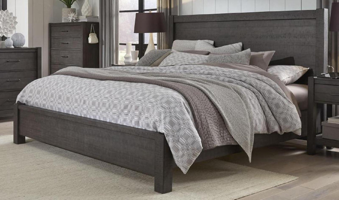 Aspenhome Mill Creek California King Panel Bed in Carob