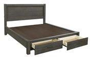Aspenhome Mill Creek King Storage Bed in Carob - Furniture City (CA)l