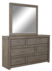 Aspenhome Modern Loft 6 Drawer Dresser in Greystone - Furniture City (CA)l