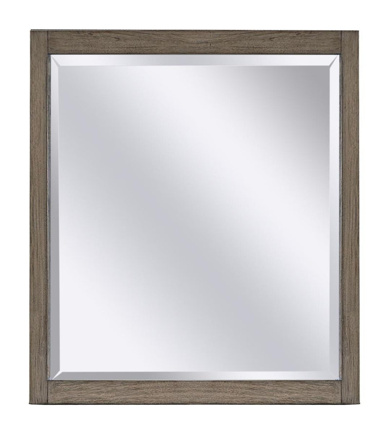 Aspenhome Modern Loft Mirror in Greystone - Furniture City (CA)l