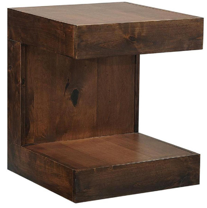 Aspenhome Nova Alder End Table in Tobacco - Furniture City (CA)l
