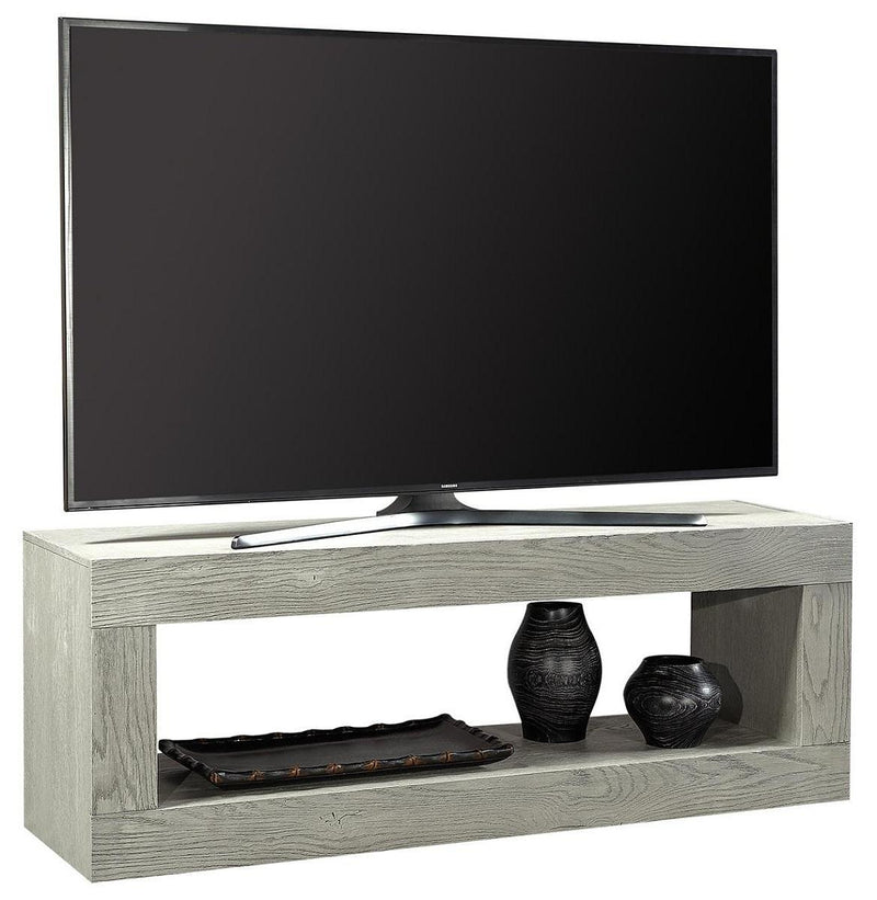 Aspenhome Nova Oak 60" Open Console in Heather Gray - Furniture City (CA)l