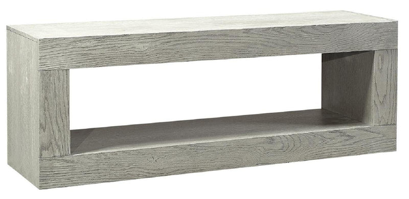 Aspenhome Nova Oak 84" Open Console in Heather Gray - Furniture City (CA)l