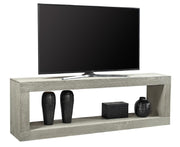 Aspenhome Nova Oak 84" Open Console in Heather Gray - Furniture City (CA)l