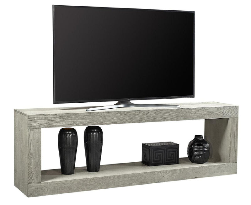 Aspenhome Nova Oak 84" Open Console in Heather Gray - Furniture City (CA)l
