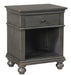 Aspenhome Oxford 1 Drawer Nightstand in Peppercorn image