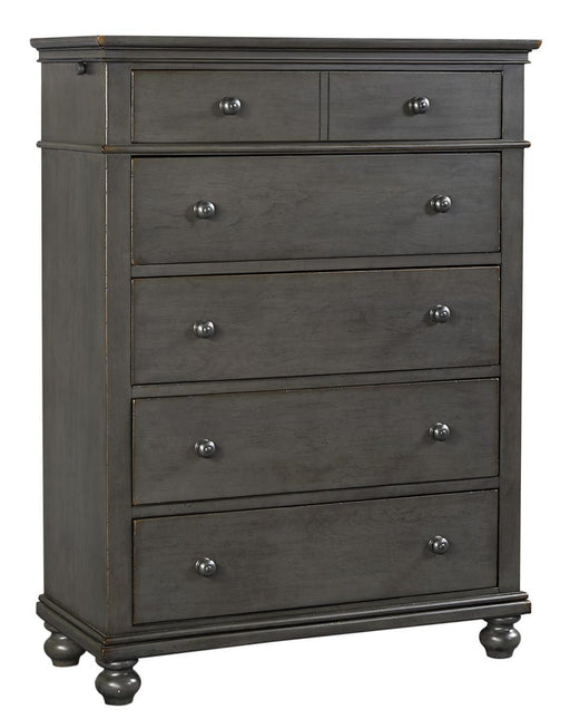 Aspenhome Oxford 5 Drawer Chest in Peppercorn image