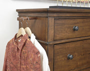 Aspenhome Oxford 5 Drawer Chest in Whiskey Brown - Furniture City (CA)l
