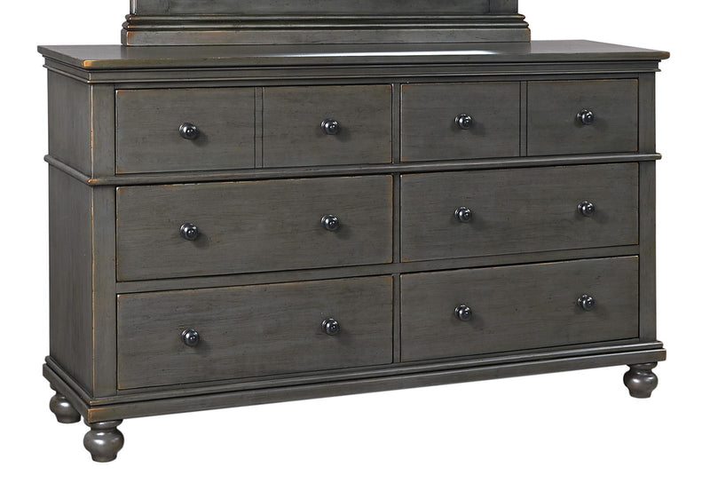 Aspenhome Oxford 6 Drawer Dresser in Peppercorn - Furniture City (CA)l