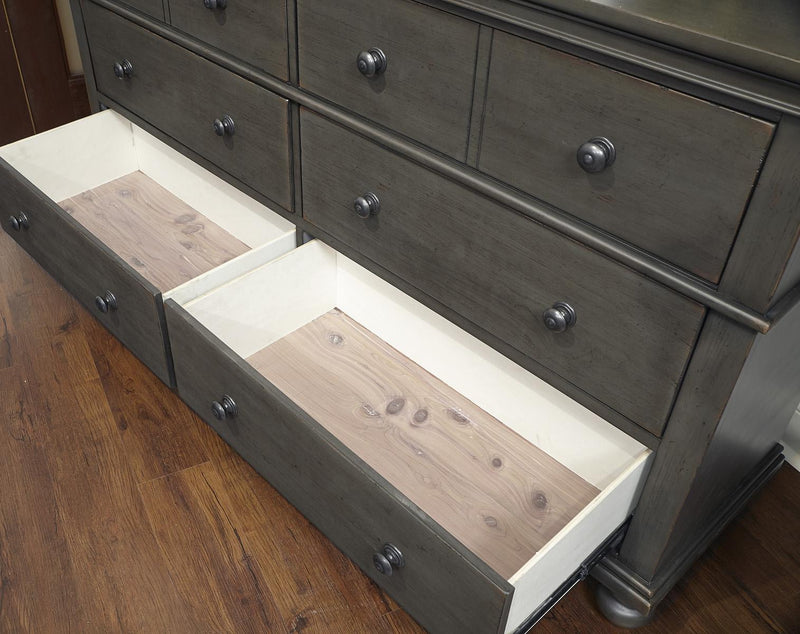 Aspenhome Oxford 6 Drawer Dresser in Peppercorn - Furniture City (CA)l