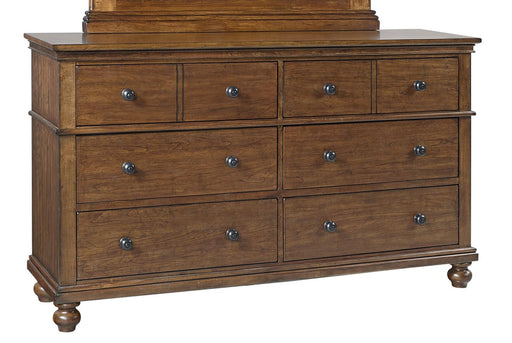 Aspenhome Oxford 6 Drawer Dresser in Whiskey Brown image