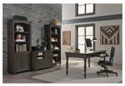 Aspenhome Oxford 72" Writing Desk in Peppercorn - Furniture City (CA)l