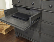 Aspenhome Oxford 8 Drawer Chesser in Peppercorn - Furniture City (CA)l