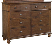 Aspenhome Oxford 8 Drawer Chesser in Whiskey Brown - Furniture City (CA)l