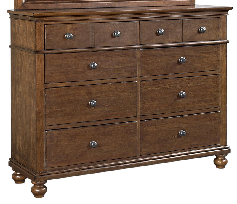 Aspenhome Oxford 8 Drawer Chesser in Whiskey Brown - Furniture City (CA)l