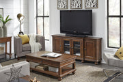 Aspenhome Oxford 75" Console in Whiskey Brown - Furniture City (CA)l
