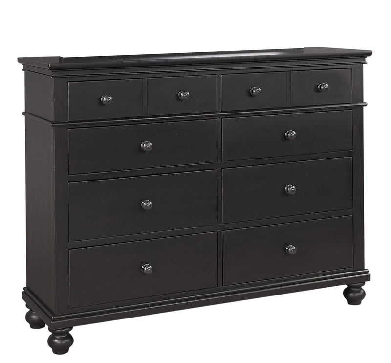 Aspenhome Oxford Chesser in Black - Furniture City (CA)l