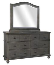 Aspenhome Oxford Arched Mirror in Peppercorn - Furniture City (CA)l