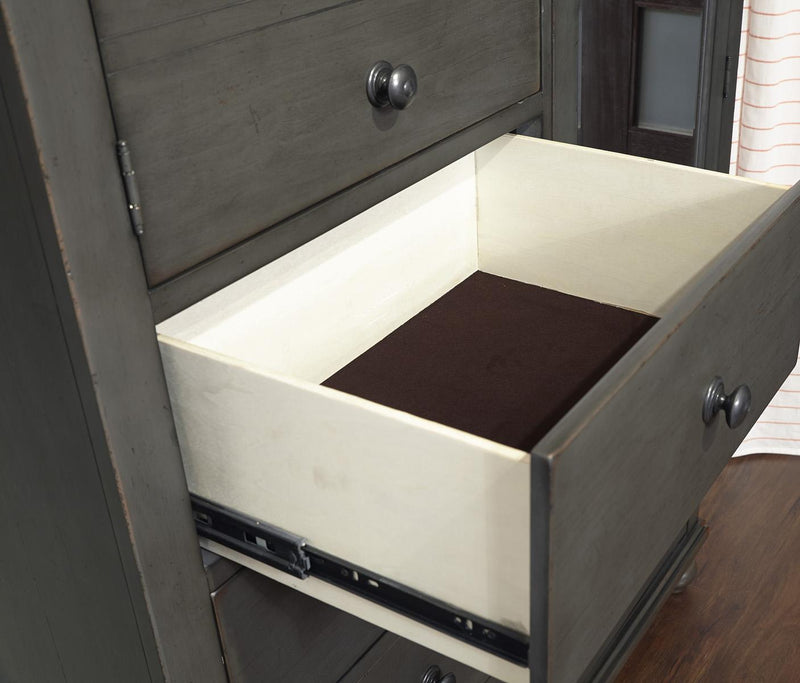Aspenhome Oxford Chiffarobe in Peppercorn - Furniture City (CA)l