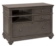 Aspenhome Oxford Combo File in Peppercorn - Furniture City (CA)l